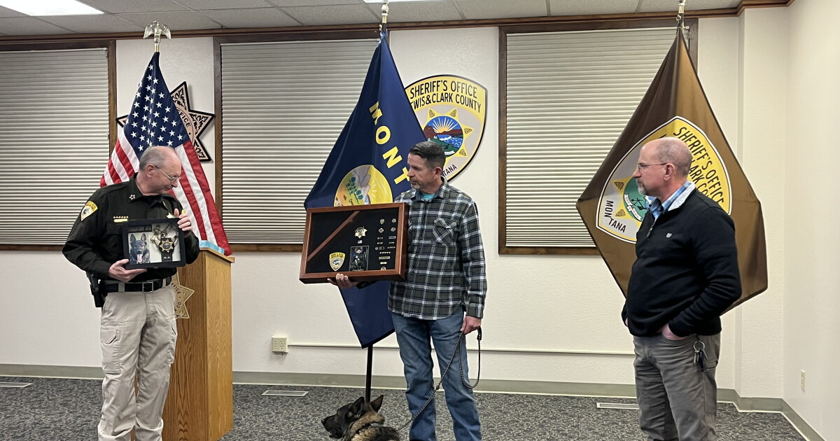 Montana sheriff's deputy retires along with his K9 partner - Vimarsana News