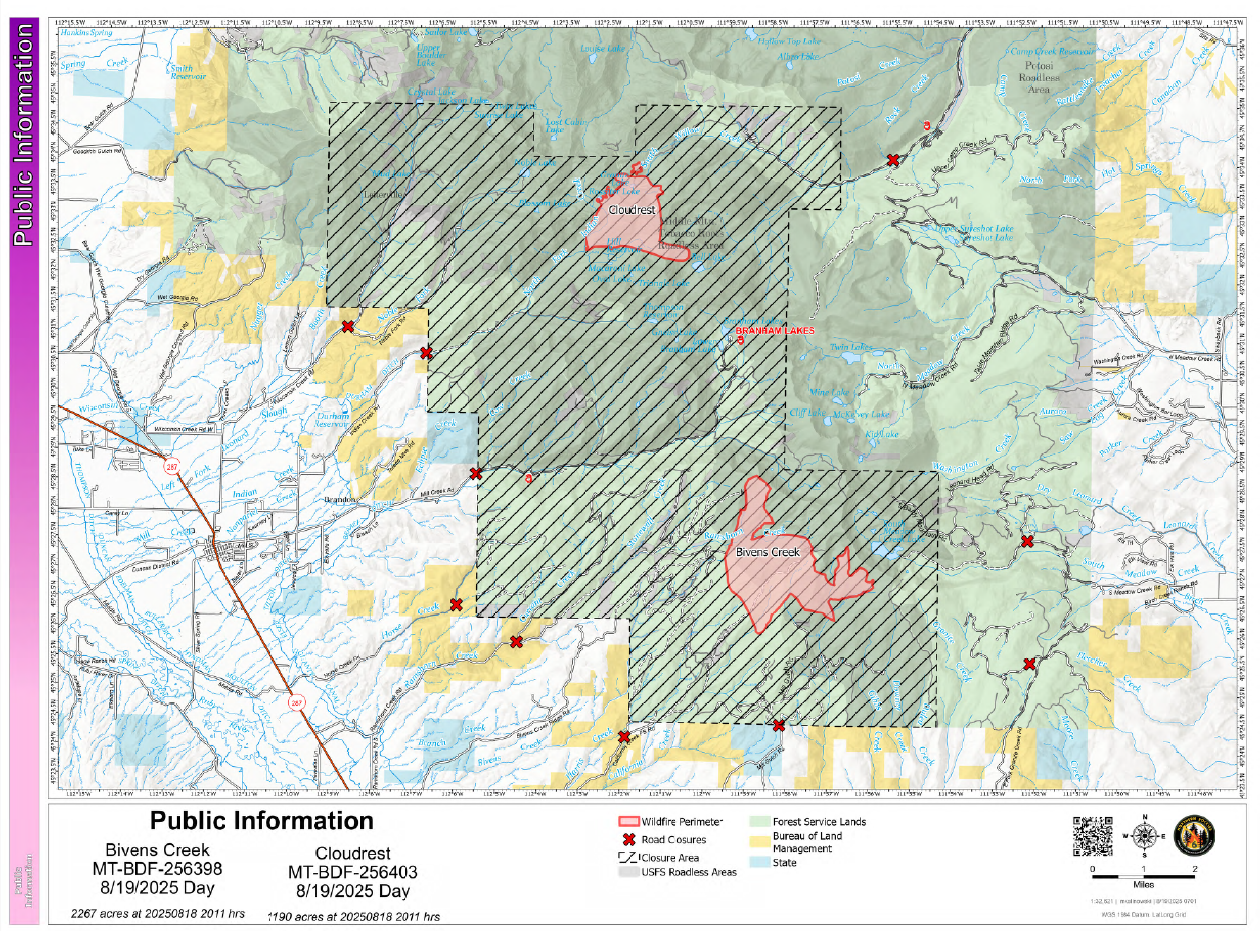BivensCreek and Cloudrest Fire Infromation Map for August 19 2025.png