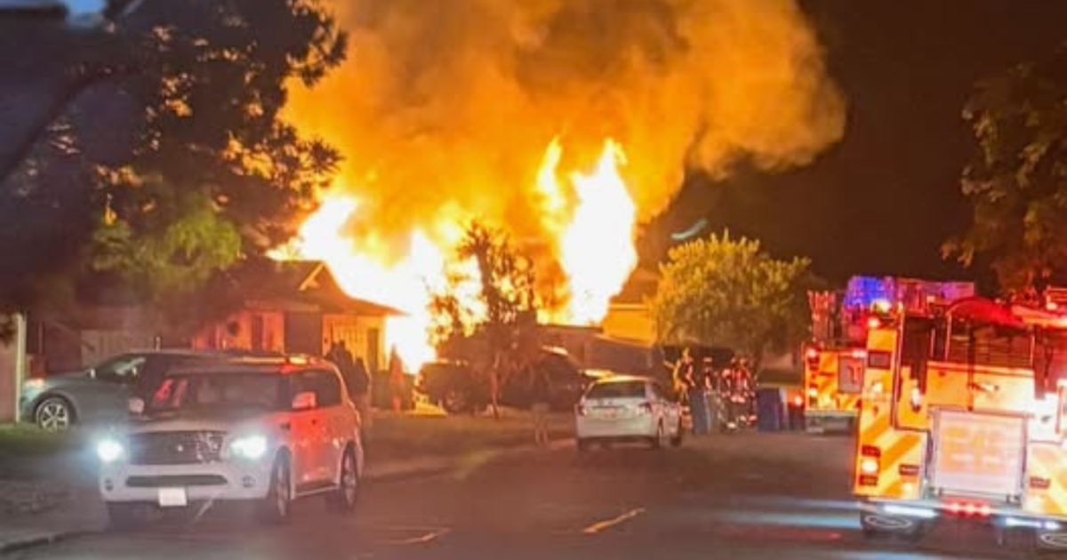 Residents displaced after Boise home found fully engulfed in flames, fire officials say