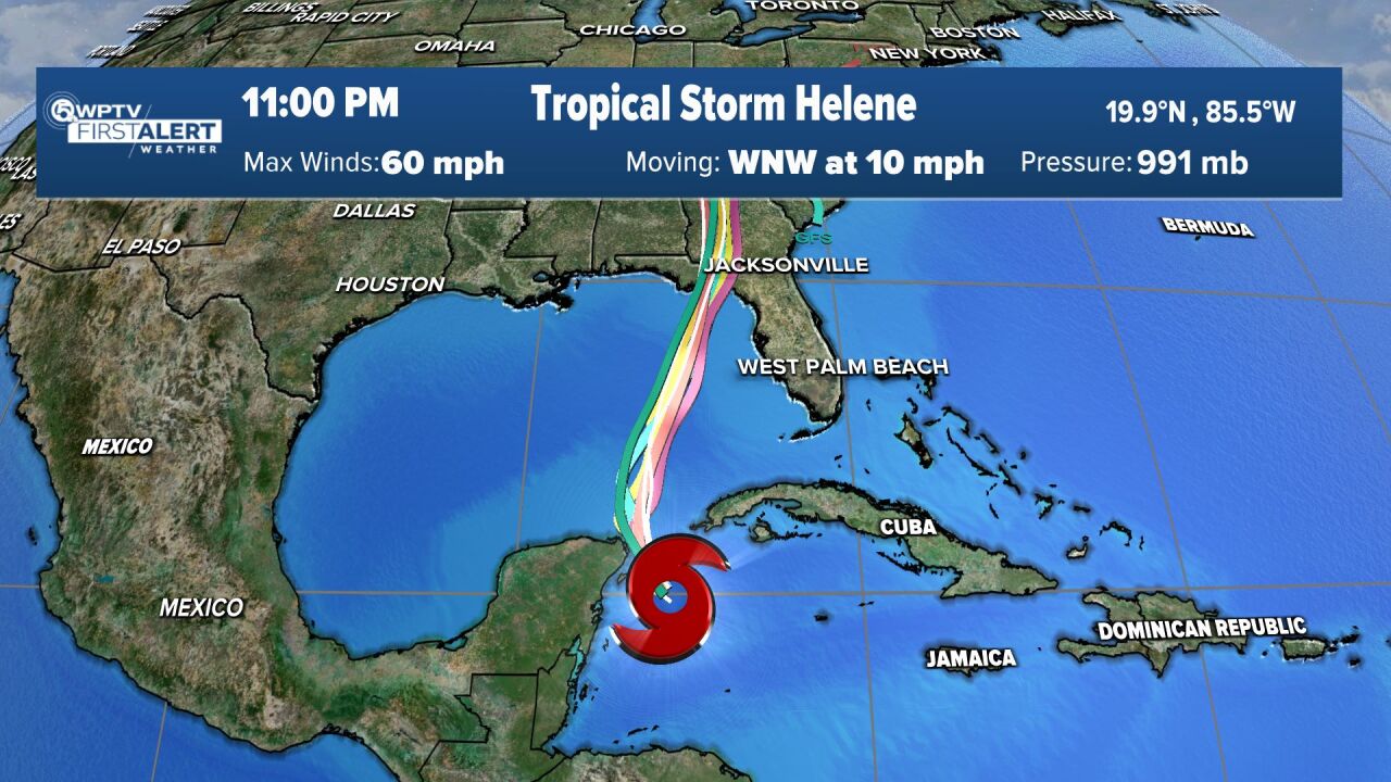 TS Helene 11pm 9/24