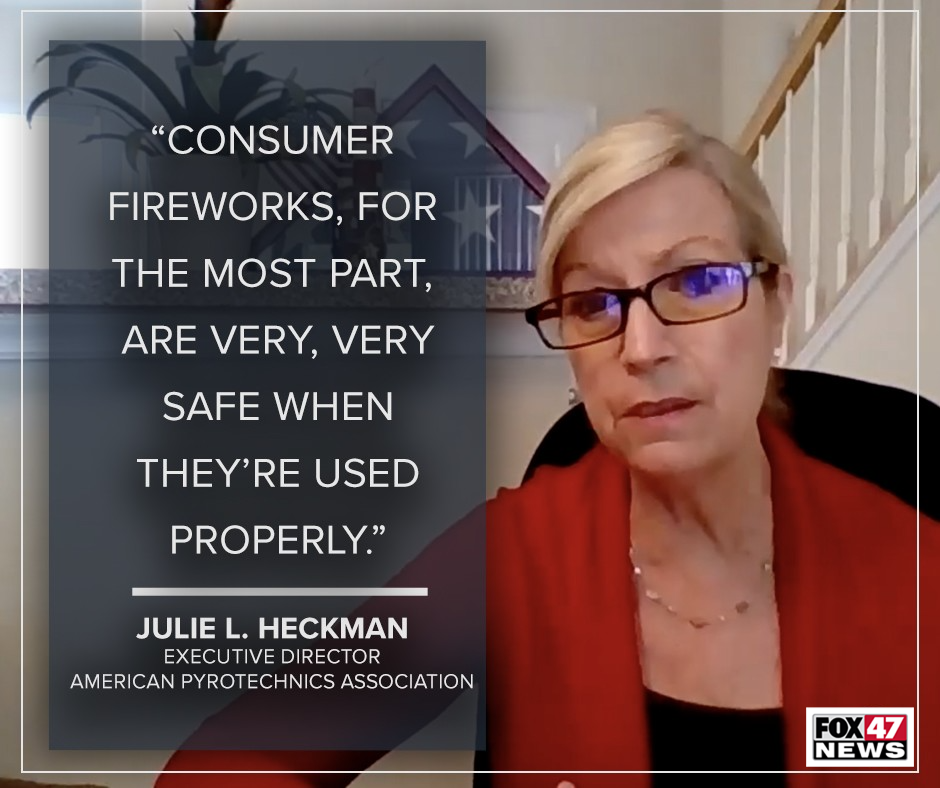 Julie L. Heckman, executive director of the American Pyrotechnics Association