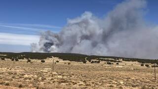 Fremont County Hwy 115 Fire 