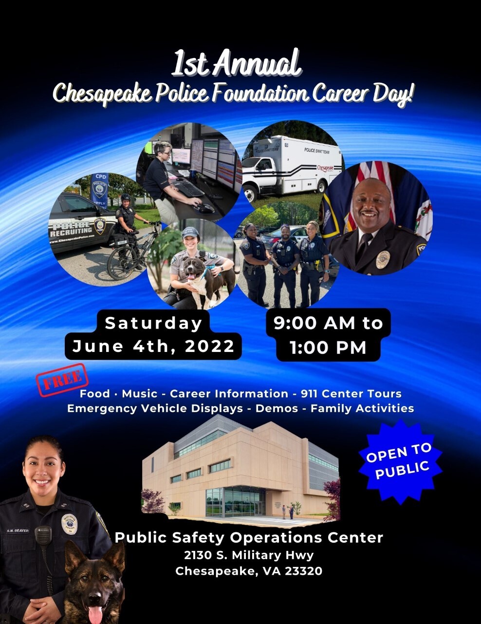 Chesapeake Police Foundation 1st annual Career Day
