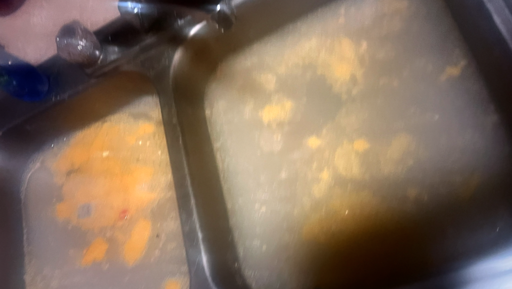 A tenant of a POAH building in the West End complained of sewage backing up into a kitchen sink.