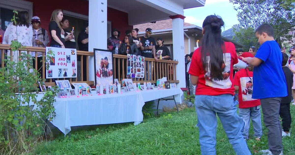 'It’s really beautiful;' Ogden neighborhood holds vigil for father and daughter killed in crash