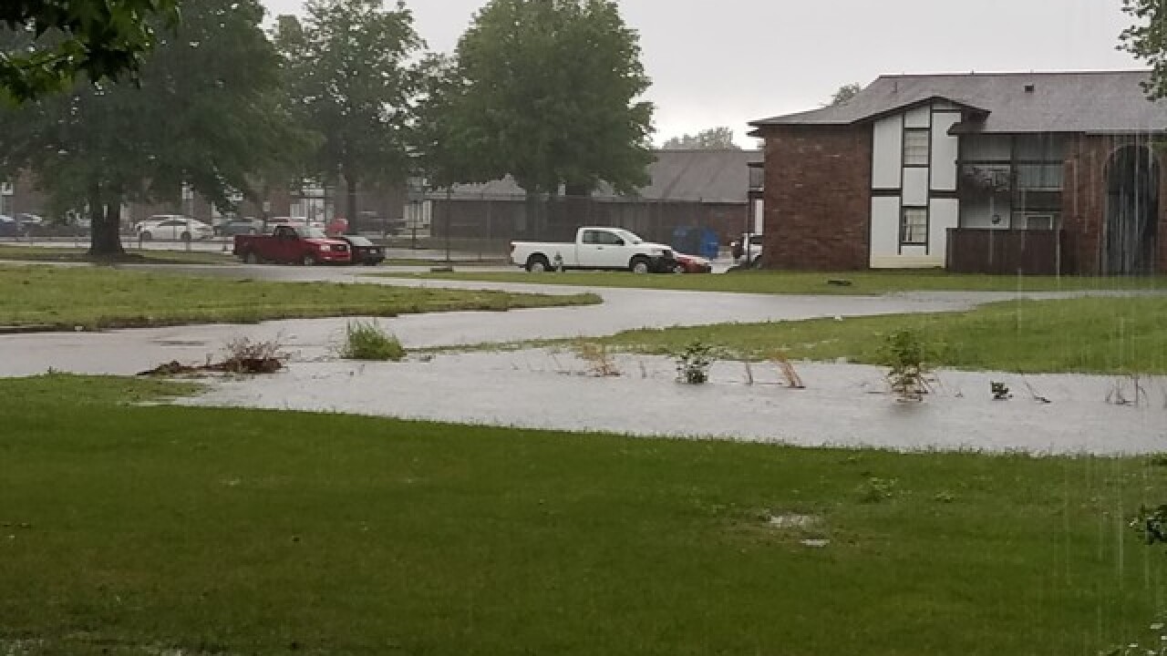 Heavy rains cause flooding throughout Oklahoma