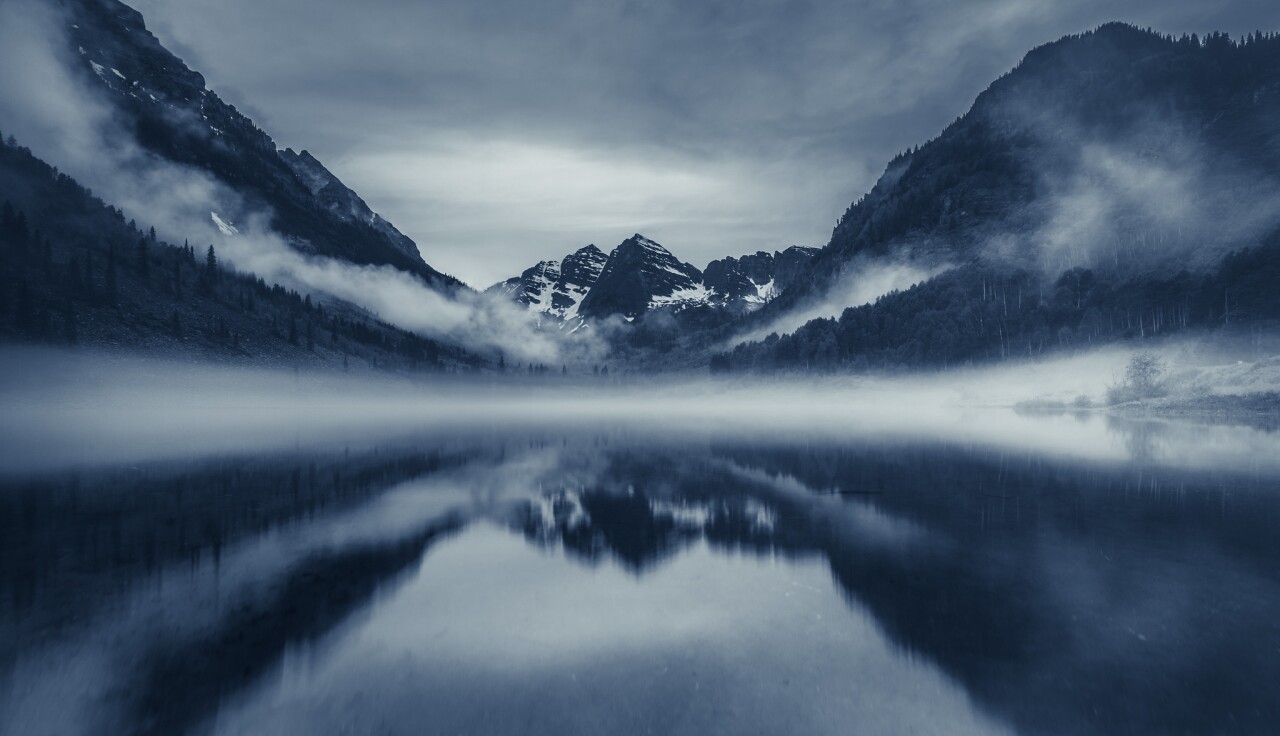 Scott Wilson_Maroon Bells in mist