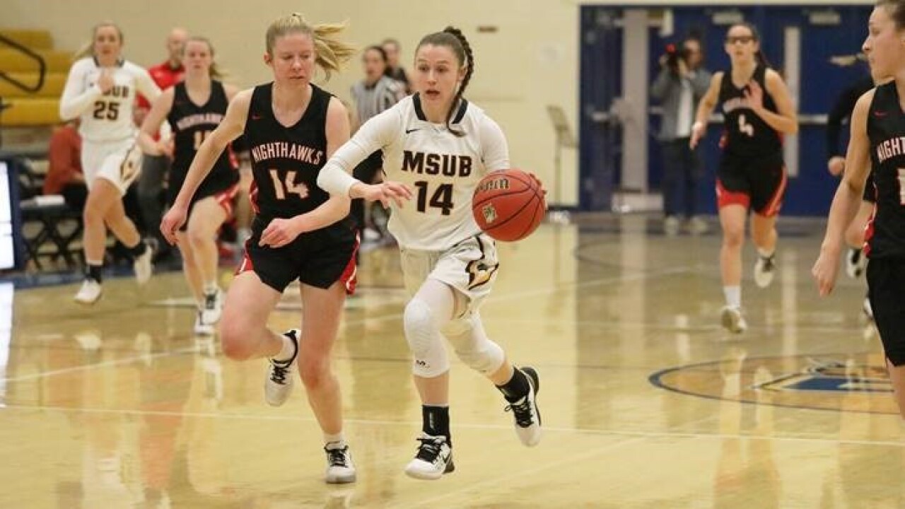 Msu Billings Earns Key Gnac Sweep Over Concordia