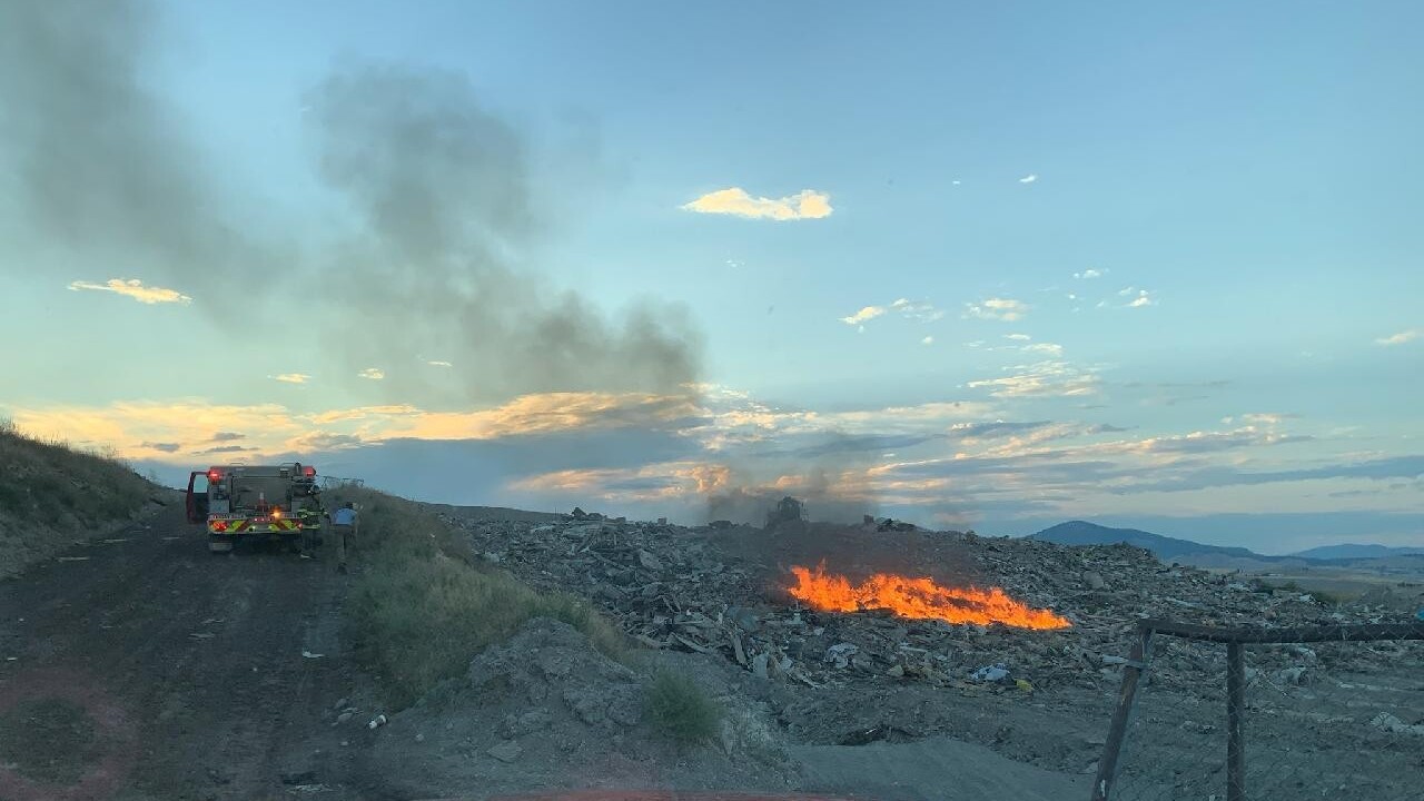 Crews Knock Down Fire At Lake County Landfill In Polson crews-knock-down-fire-at-lake-county-landfill-in-polson