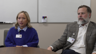 Sarah Bearden and Mark Robinson