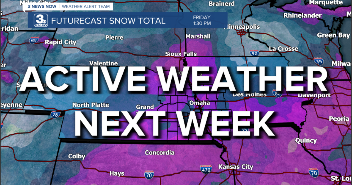 Breaking Down the Active Weather Expected Next Week