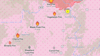 Three new fires break out near Eureka, one closing State Route 36