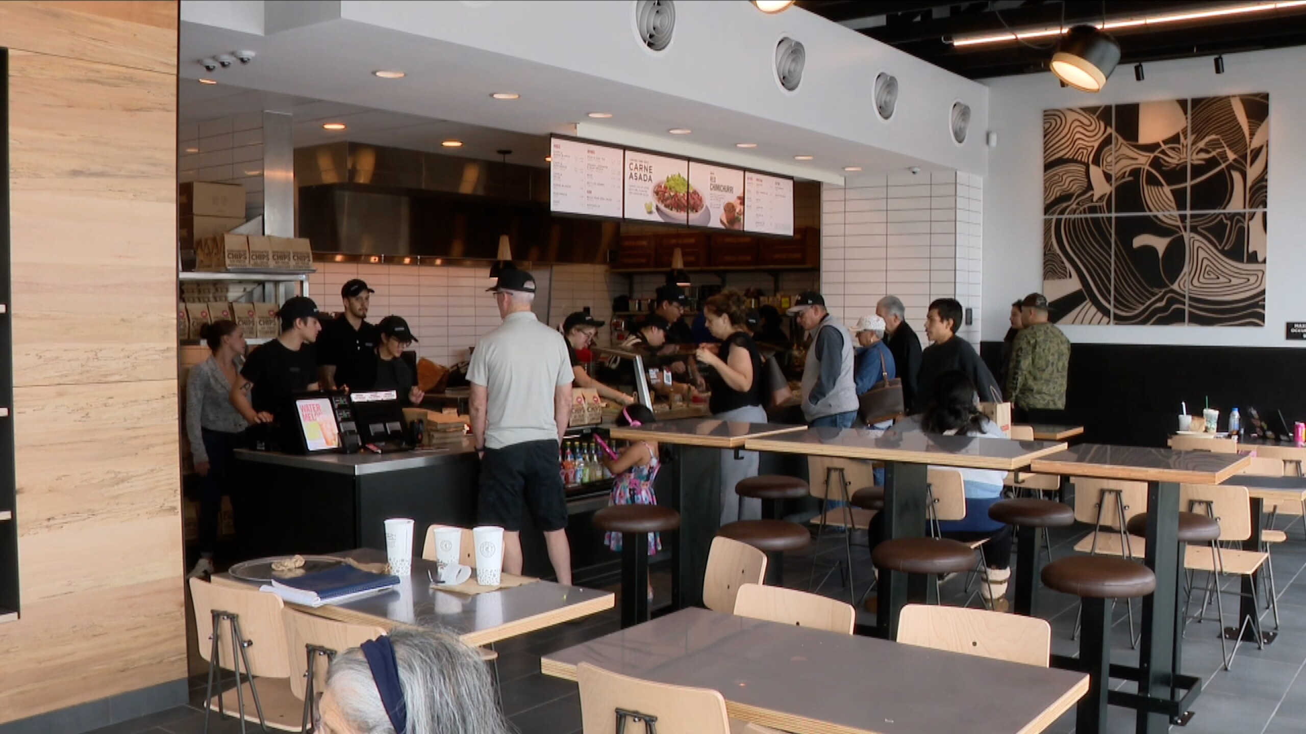 Chipotle Walk In New southside Chipotle location features drive-thru pickup service