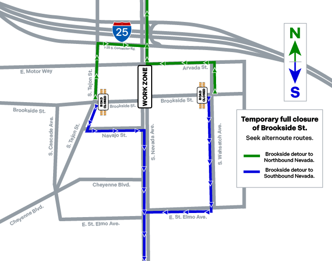 Brookside to Nevada Detour