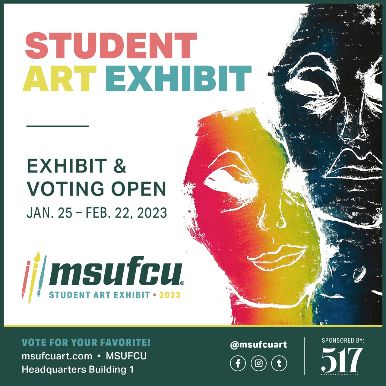 MSUFCU Student Art Exhibit 2023.png