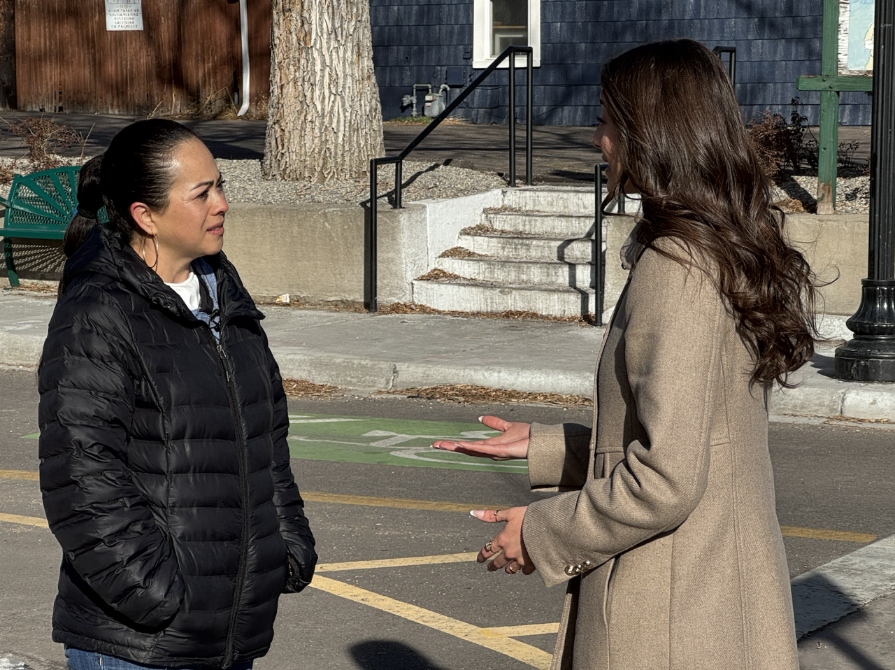 Volunteer Azucena Rubio speaks with Denver7's Sophia Villalba.