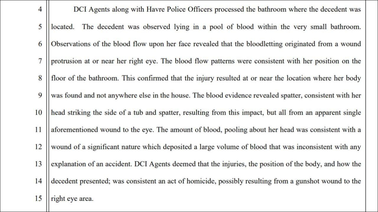 Cody Rencurel is facing a charge of deliberate homicide for the murder of Dixie Schroeder in Havre