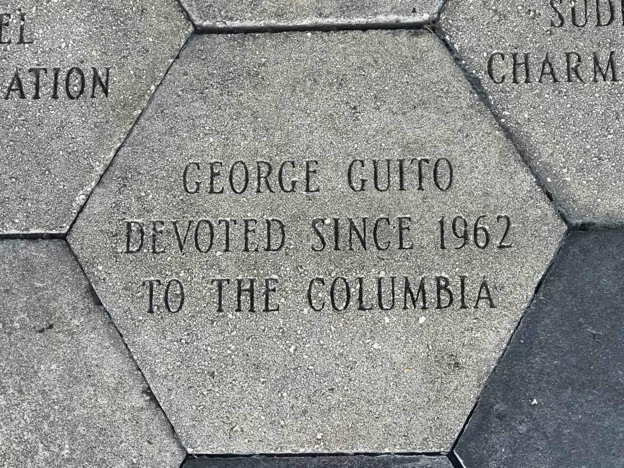 George Guito sidewalk