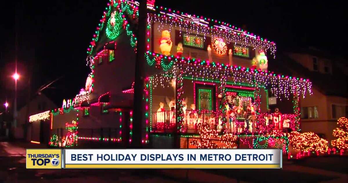 You Voted And These Are The Top 7 Best Holiday Displays In Metro Detroit Best Christmas Lights Metro Detroit