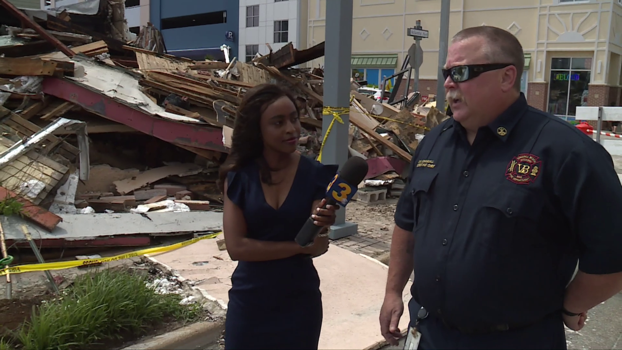Virginia Beach Assistant Fire Chief Jack Crandell