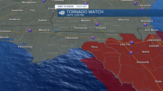 Tornado Watch until 3 PM Thursday