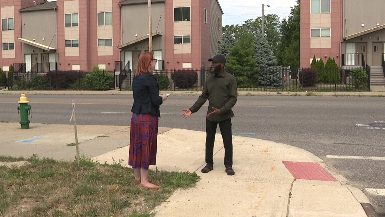 East Cleveland homeowner Donte Hilton talks to News 5 reporter Michelle Jarboe.