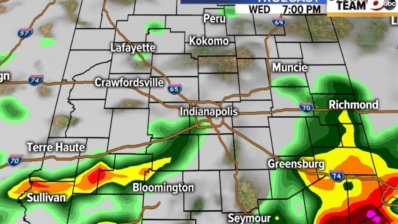 TIMELINE: When to expect rain