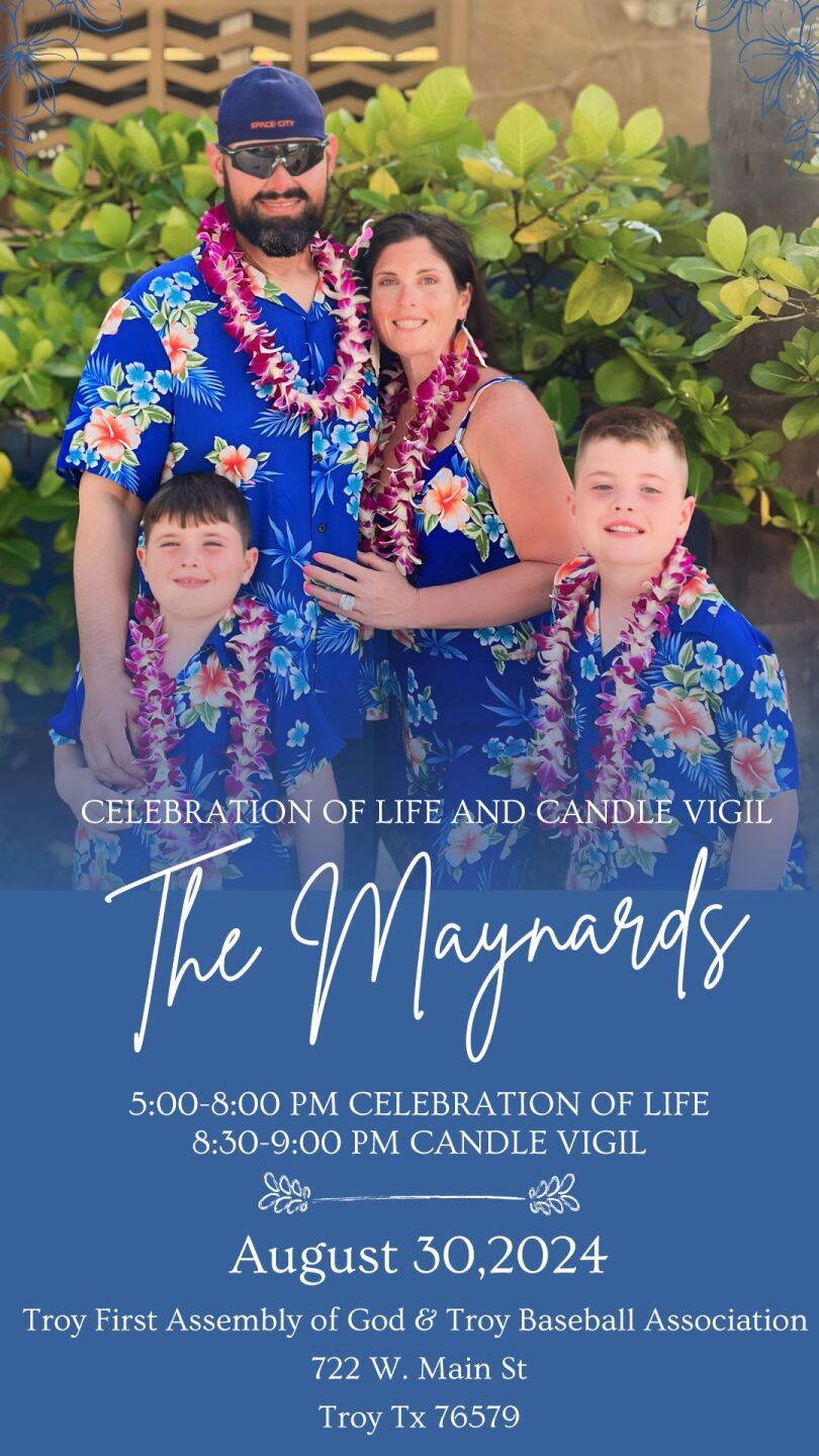 Candle Vigil for Maynard family