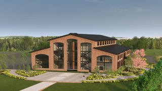 Eastern Light Distilling construction in Morehead