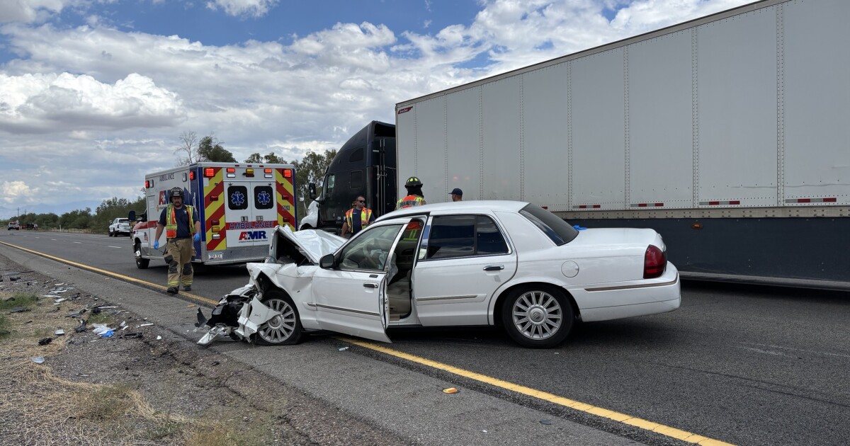 Three sent to hospital, one in critical condition, following Green Valley crash