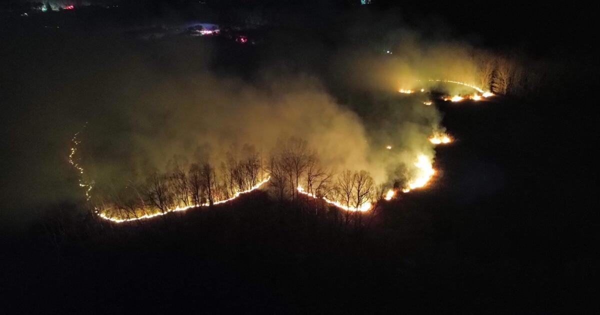 After 100 plus acre brush fire, Williamson County Fire urges 'heed the burn ban' - Vimarsana News