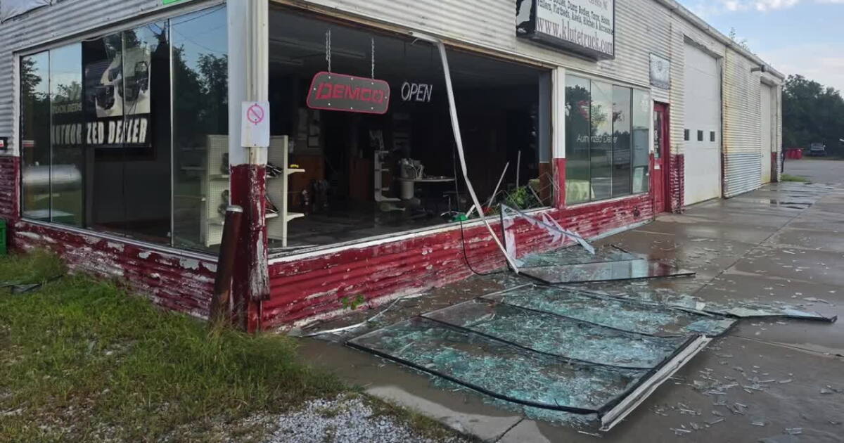 Small but powerful storm hits Ceresco Wednesday morning, causing widespread damage