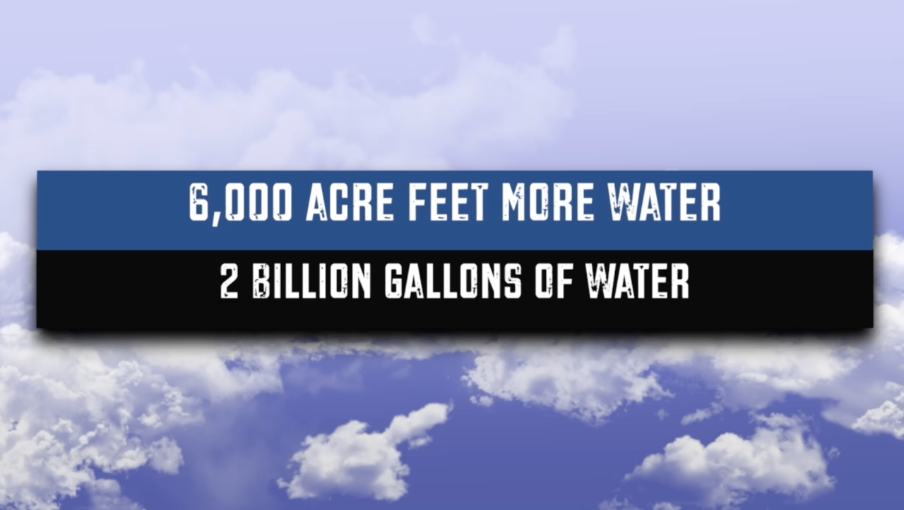 Cloud seeding efforts at Red Rock Canyon