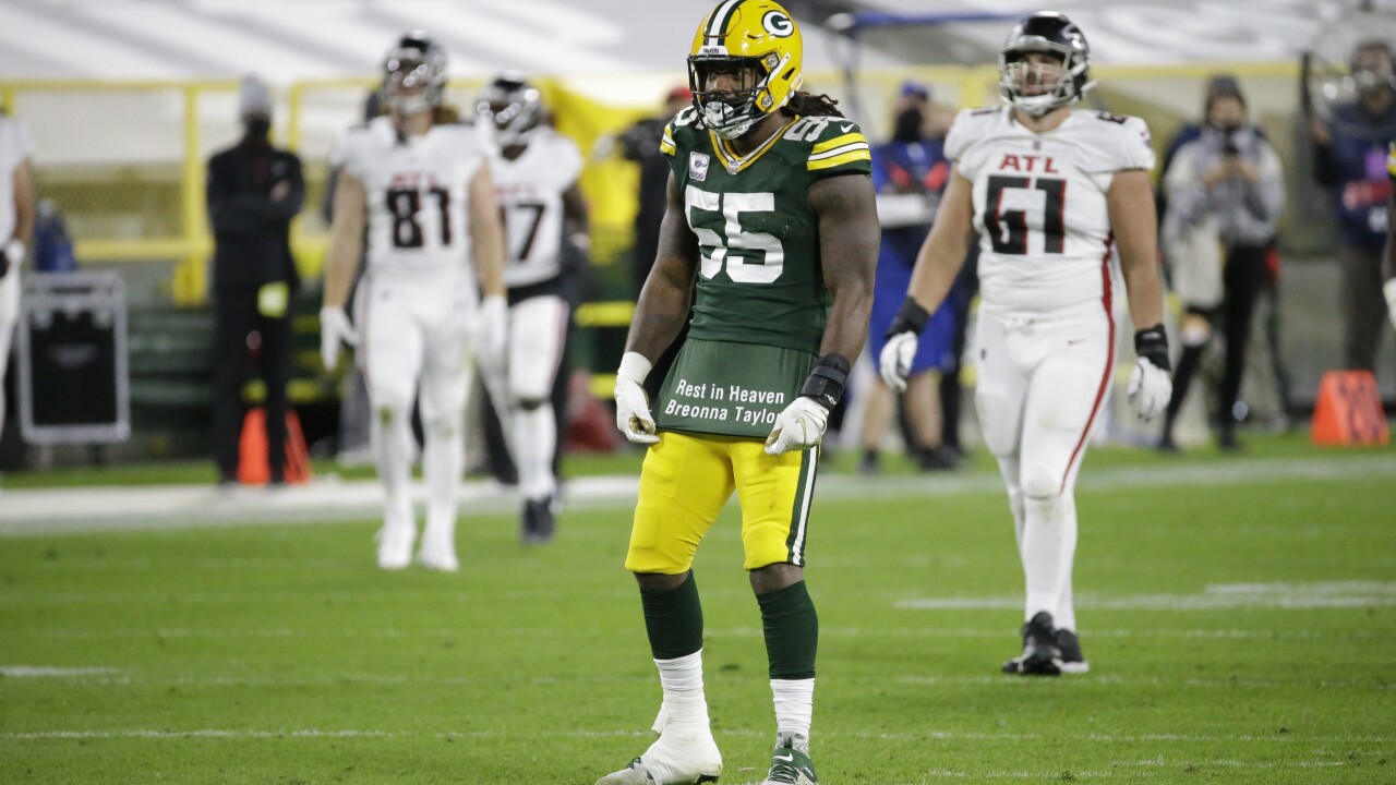 Packers Za Darius Smith Unveils Rest In Heaven Breonna Taylor Message On Shirt During Sack Celebration