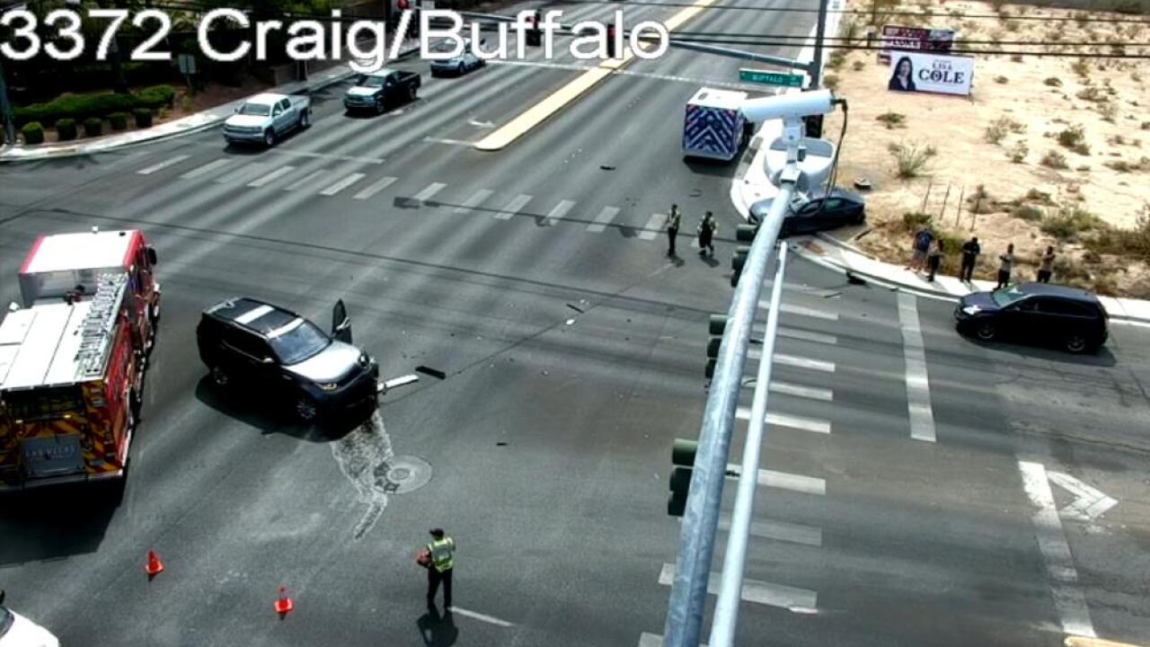 Crash closes westbound Craig Road at Buffalo Drive, RTC shares