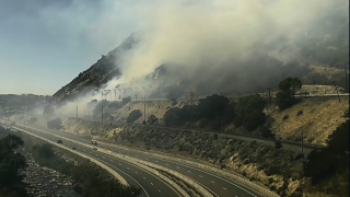 Wildifre breaks out at mouth of Weber Canyon, no evacuations