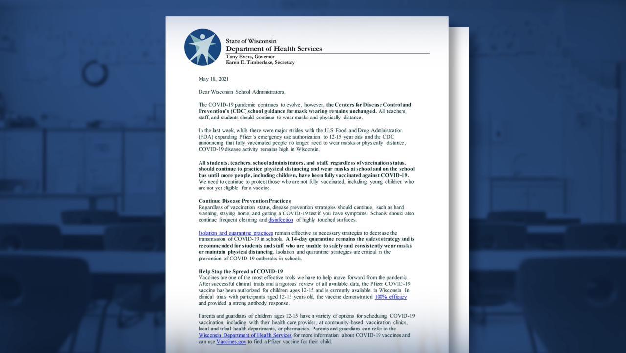DHS letter to school administrators