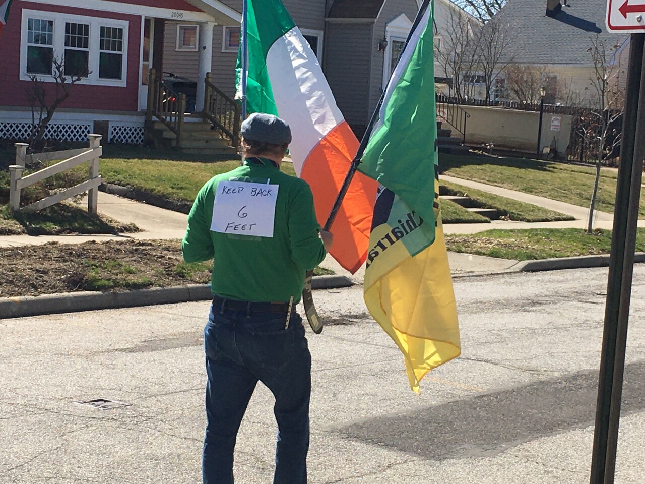 One man parade