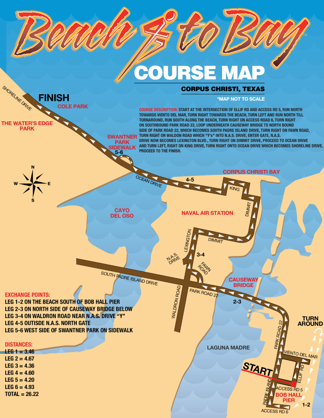 Beach to Bay map 2026