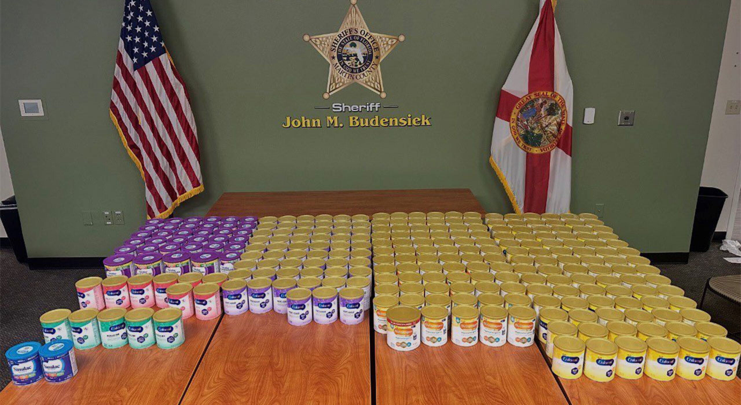Deputies recover 262 cans of stolen baby formula in Martin County bust