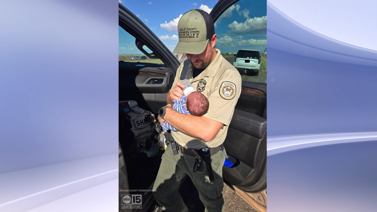 Newborn located near Winslow