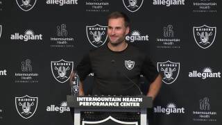 Kirk Cousins holds first press conference as a Las Vegas Raider