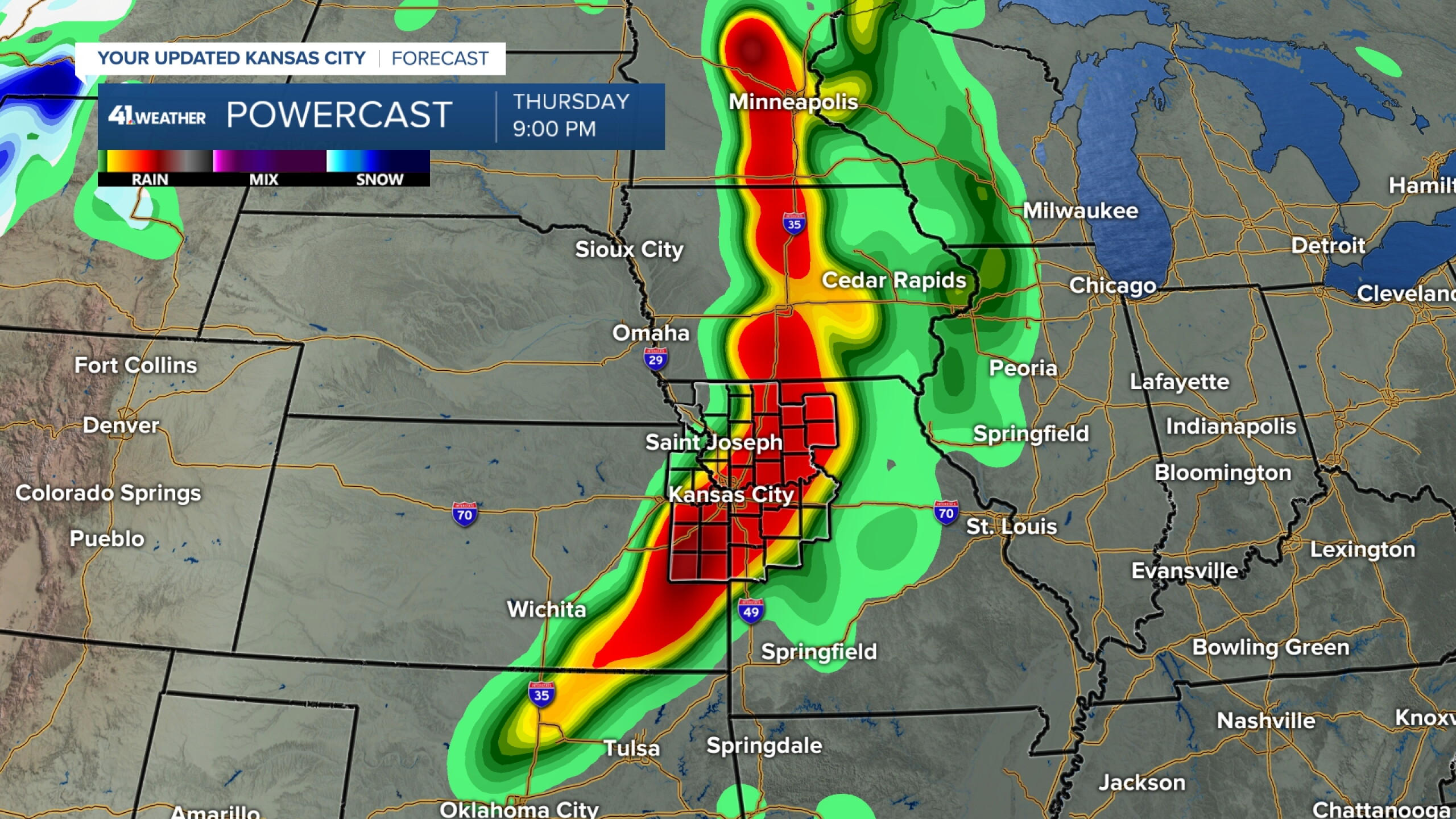 KSHB 41 Weather Blog | Several chances of rain, thunderstorms around ...