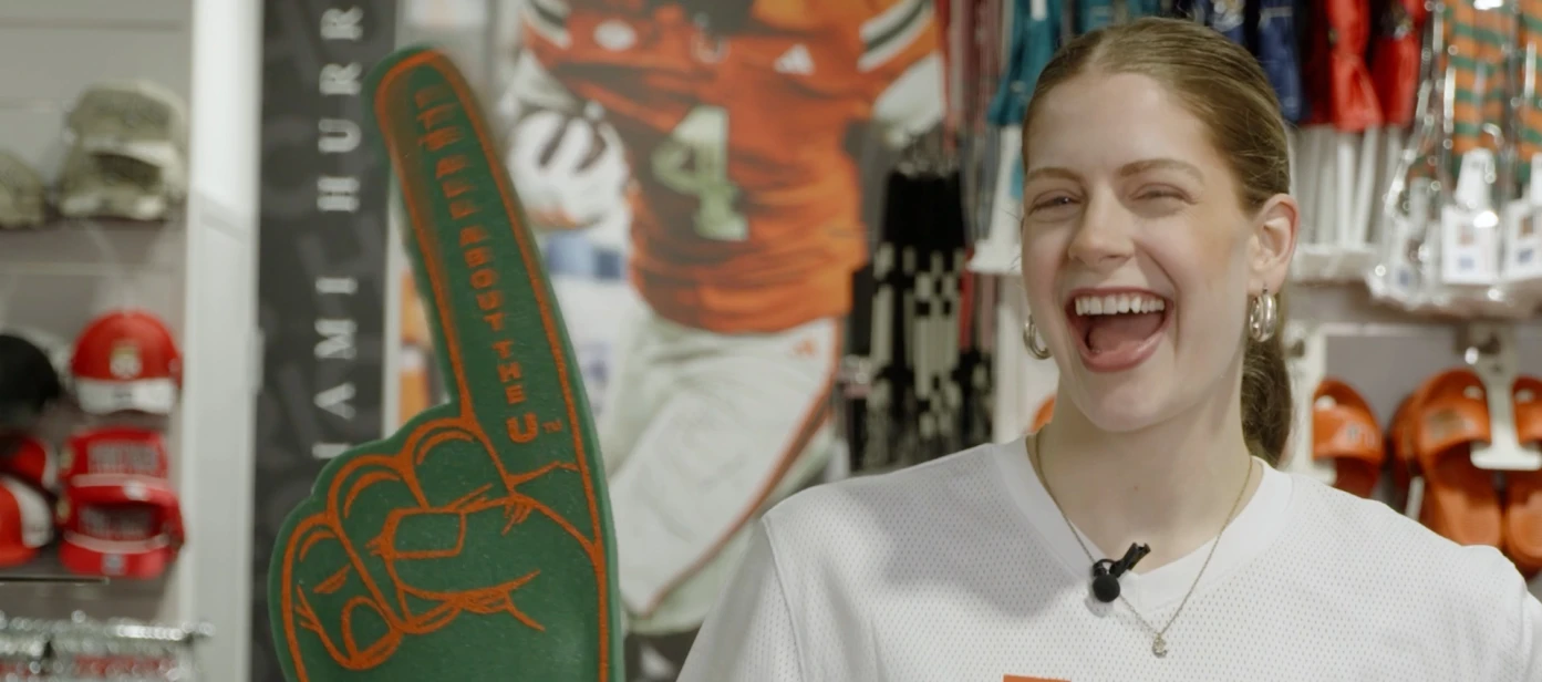 Miami Hurricanes foam finger now available at CanesWear