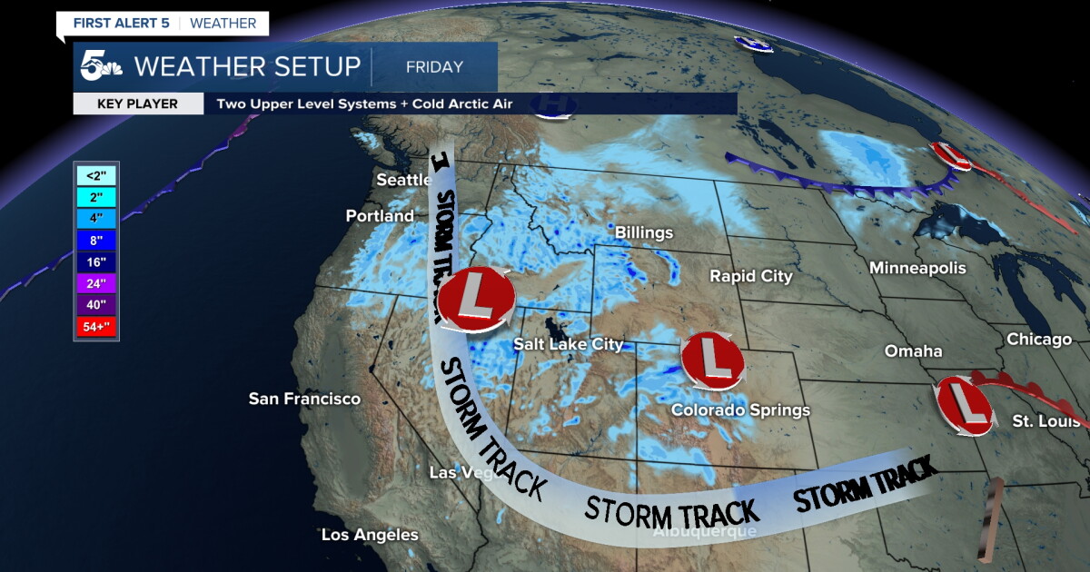 Two-round Winter Storm arrives today, and lasts through Sunday - Vimarsana News