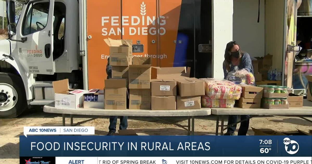 Example Food Insecure In Rural Areas Fighting food insecurity in San Diego County's rural areas