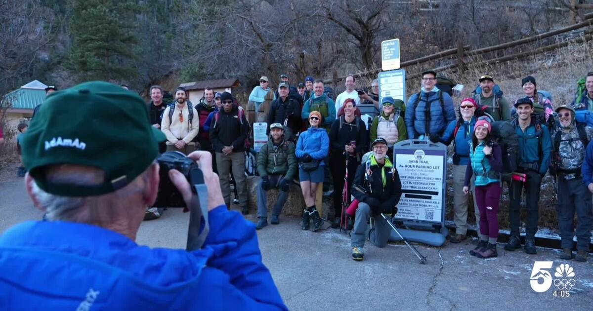AdAmAn Club sets off on annual hike to the top of Pikes Peak Tuesday morning