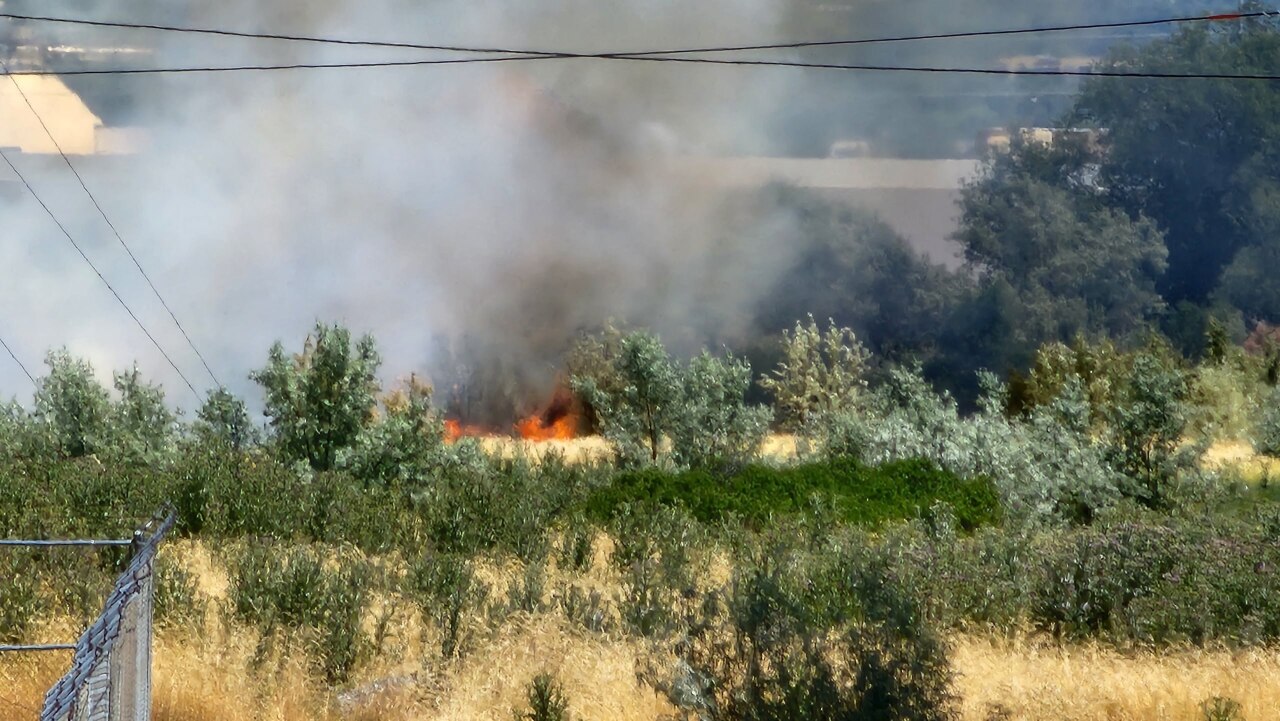 Brush Fire Power Outage