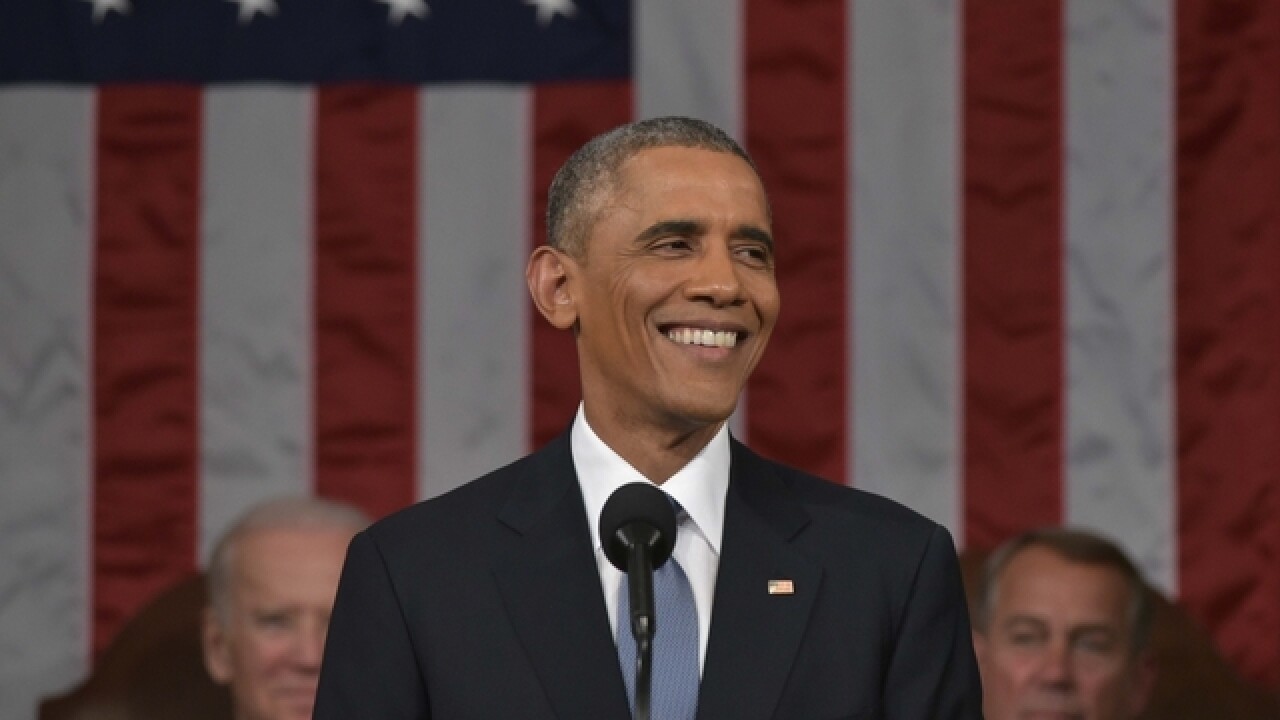 What does Obama carry in his pocket?