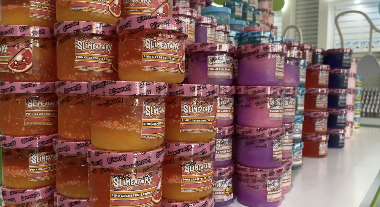 Special prepackaged slime is also available.